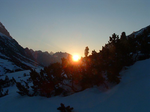 Schneeschuh-Wanderung - Sonnenaufgang
